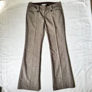 Y2K Charlotte Russe Low Rise Dress Work Pants Brown Tan Vintage Size 7